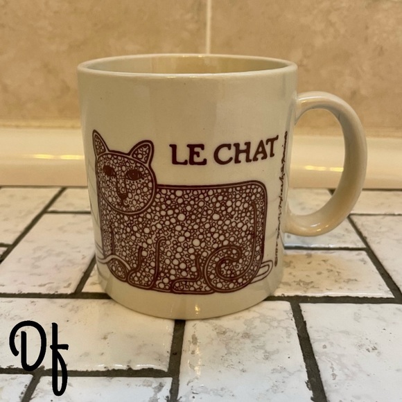 Other - Vintage 1978 Le Chat Cat Mug